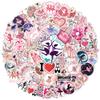 100PCS Ballet Stickers  Ballerina Dance Vinyl Waterproof Decals for Ballet Lovers, Laptop, Water Bottle, Scrapbook, Kids Party Favors view 1