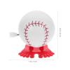 Abaodam 4Pcs Clockwork Wind Up Walking Sports Balls Novelty Plastic White Jumping Playthings for Festival Holiday view 4
