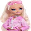 Barbie Dream Besties Weekend Getaway Malibu Doll and Accessories, Fashion Doll with Removable Fashions & 7 Travel Themed Toy Pieces view 2