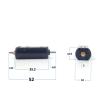 1PC Micro Dual Shaft Carbon Brush Motor DC 12V-24V 22000RPM High Speed Strong Magnetic Engine for Toy Rail Train Slot Car view 4