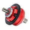 57T 0.8Mod Center Diff Gear Assembly ARA311165 RC Car Parts for AR-RMA 3S 4S 1/8 for Mo-jave for Ty-phon 1/10(Red) view 1