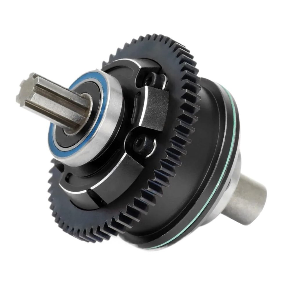 57T 0.8Mod Center Diff Gear Assembly ARA311165 RC Car Parts for AR-RMA 3S 4S 1/8 for Mo-jave for Ty-phon 1/10(Black)