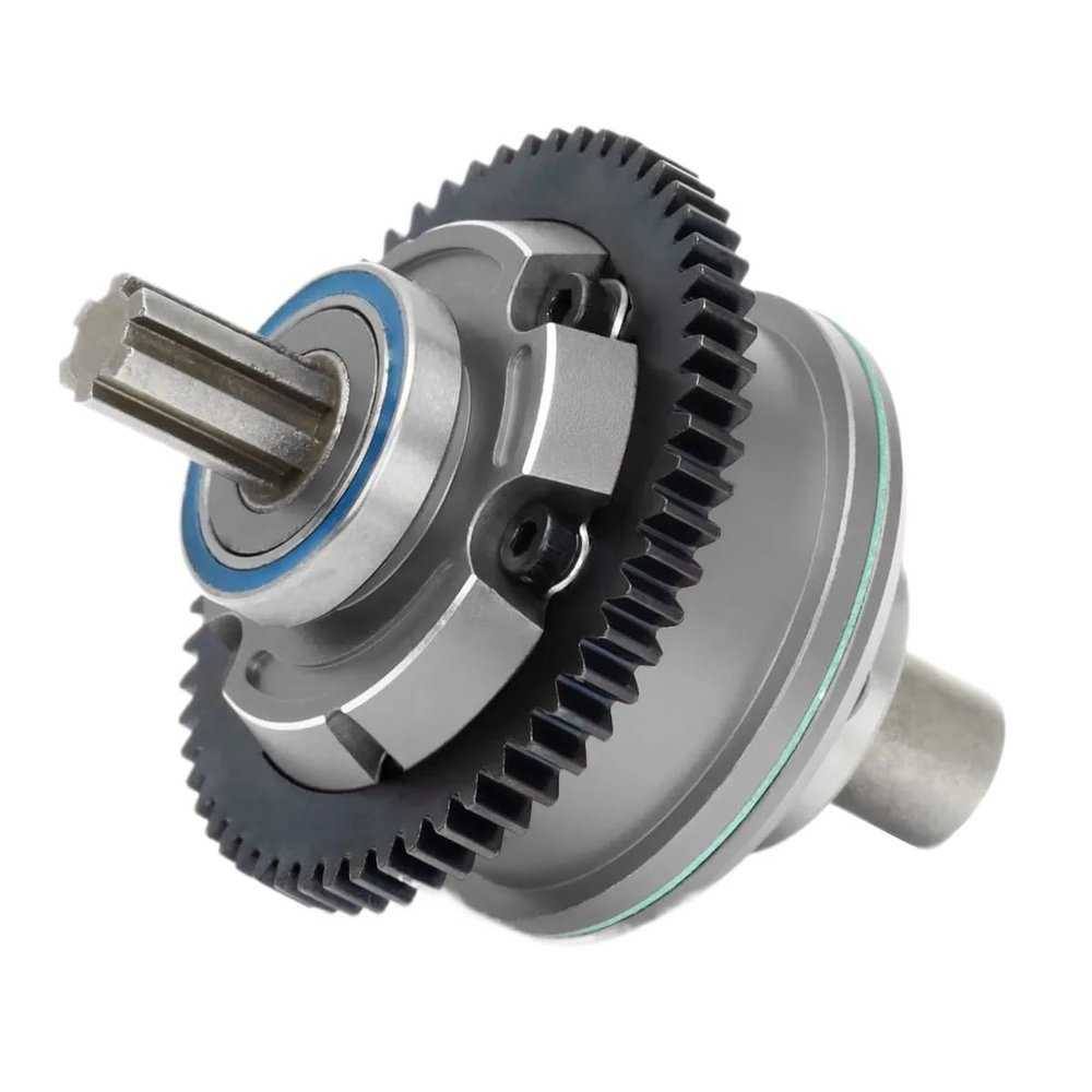 57T 0.8Mod Center Diff Gear Assembly ARA311165 RC Car Parts for AR-RMA 3S 4S 1/8 for Mo-jave for Ty-phon 1/10(Gray)