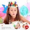 Alasum 20pcs Birthday Party Hats Headwear Lightweight Colorful Happy Birthday Hairband for Celebration Accessories view 3