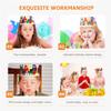 Alasum 20pcs Birthday Party Hats Headwear Lightweight Colorful Happy Birthday Hairband for Celebration Accessories view 4