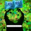 50Pcs Mini Glow in The Dark Animal Resin Models,Mystery Resin Animals Christmas Blind Bag,Mini Luminous Farm Ocean Figures,Hide Luminous Figures DIY Fairy Garden House Micro Landscape Aquarium Decor view 2