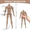 1/6 Scale Action Figure, Multi Jointed Movable Male Muscular Action Figure Body for Display Doll Collection, Medium 1/6 Scale. view 3