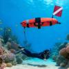 31.5 in Dive Buoy with Flag, Inflatable for Freediving and Scuba Diving, Oral Inflator Included view 3