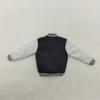 1/6 Scale Male Baseball Jacket Clothing for 12-inches Man Action Figure Body Doll, 1/6 Scale Casual Patchwork Jacket Coat Bomber Jacket Lightweight Windbreaker (Grey) view 2
