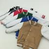1/6 Scale Male Baseball Jacket Clothing for 12-inches Man Action Figure Body Doll, 1/6 Scale Casual Patchwork Jacket Coat Bomber Jacket Lightweight Windbreaker (Grey) view 4