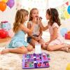 Kids Real Makeup Sets for Girls - Girl Toys, Safe Washable Children Pretend Dress Up Toys Make Up Starter Kit, Easy Cleanup Birthday | nontoxic Cosmetic Case Makeups Sets for Girls Ages 2-12 view 2