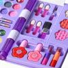 Kids Real Makeup Sets for Girls - Girl Toys, Safe Washable Children Pretend Dress Up Toys Make Up Starter Kit, Easy Cleanup Birthday | nontoxic Cosmetic Case Makeups Sets for Girls Ages 2-12 view 4