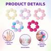11PCS Fidget Ring Set, Finger Fidgets, Spiky Fidget Sensory with Rotating Beads, 10 Textured Rings and 1 Spinner Ring for Adults, Office Use view 3