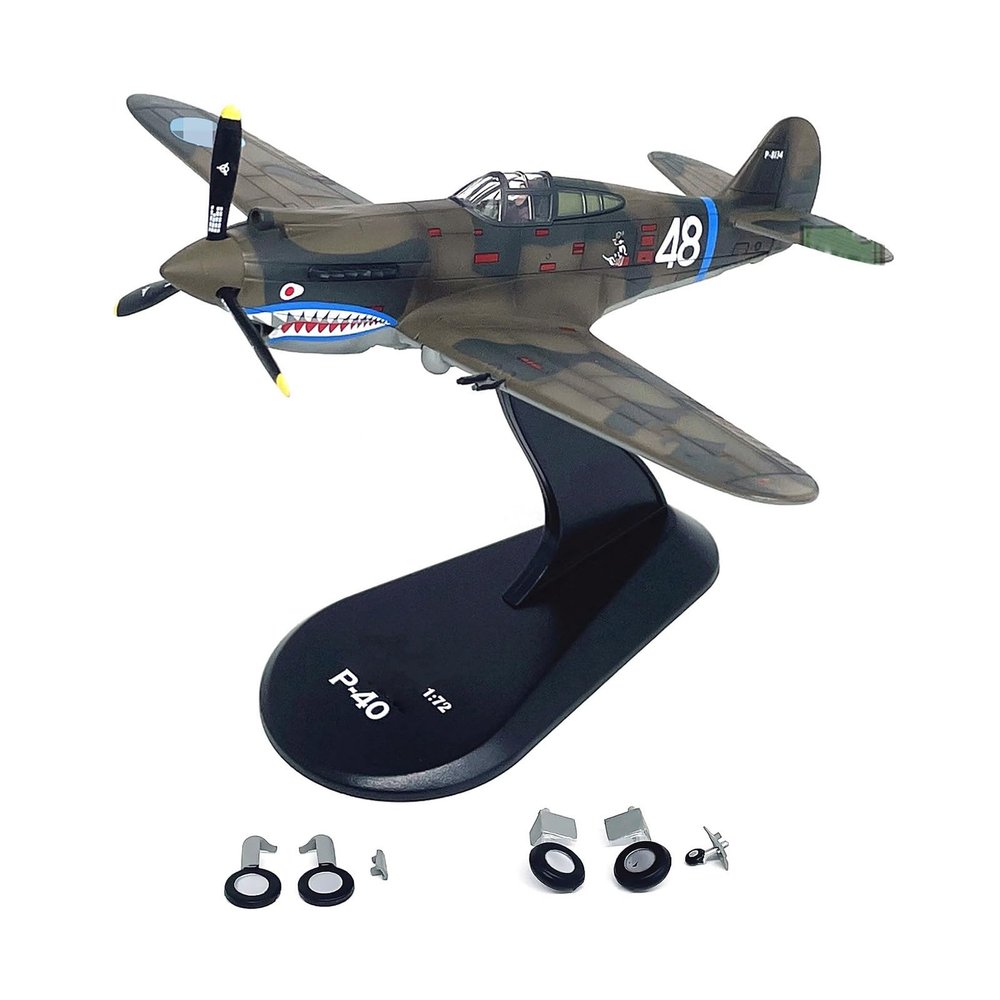 CHICHIYANG 1:72 US for Curtiss P-40C for Warhawk Fighter Model Alloy High-Simulated Airplane Miniature for Aviation Enthusiasts