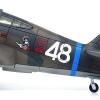 CHICHIYANG 1:72 US for Curtiss P-40C for Warhawk Fighter Model Alloy High-Simulated Airplane Miniature for Aviation Enthusiasts view 3