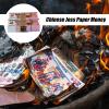 Ancestor Money  Paper 15x7.5cm | Chinese Joss Paper Money | Banking Play Toy For Ghost Festival Worship Funeral Memorial Grave Sweeping Home Spiritual Practice Use view 3