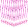 100 Pieces Baby Shower Pacifiers Necklace, Cute Acrylic Pacifier Necklaces for Chupones para Baby Shower Games Charm, Party Favors, Decorations DIY, Gender Reveal Table Scatter(Pink) view 1