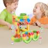 Electric Train Set - Magnetic Large Educational Toy, Click Rail Track Cube Train, Enhances STEM Learning for Christmas, Birthday, Holiday, Classroom, Preschool, Home, Nursery, Playroom view 3