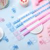 100 Pieces Baby Shower Pacifiers Necklace, Cute Acrylic Pacifier Necklaces for Chupones para Baby Shower Games Charm, Party Favors, Decorations DIY, Gender Reveal Table Scatter(Pink&Blue) view 4