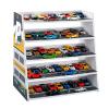 Luay Wuliza Display Case for Hot Wheels Garage & Matchbox Cars1/64 Scale Diecast Toy Cars Garage,Stepped Alloy car Display Stand. Five-Level Stepped Parking lot. view 1