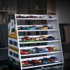 Luay Wuliza Display Case for Hot Wheels Garage & Matchbox Cars1/64 Scale Diecast Toy Cars Garage,Stepped Alloy car Display Stand. Five-Level Stepped Parking lot. view 3