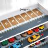 Luay Wuliza Display Case for Hot Wheels Garage & Matchbox Cars1/64 Scale Diecast Toy Cars Garage,Stepped Alloy car Display Stand. Five-Level Stepped Parking lot. view 4