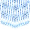 100 Pieces Baby Shower Pacifiers Necklace, Cute Acrylic Pacifier Necklaces for Chupones para Baby Shower Games Charm, Party Favors, Decorations DIY, Gender Reveal Table Scatter(Blue) view 1