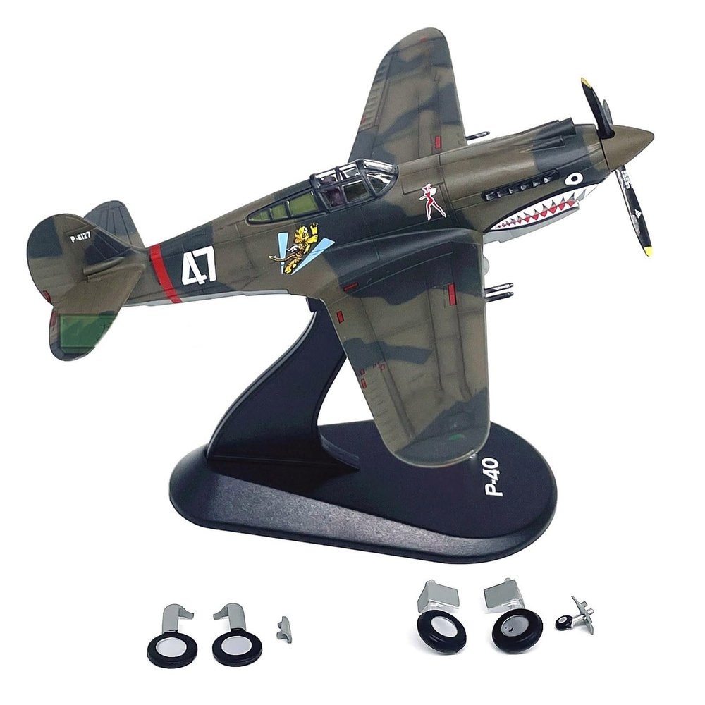 CHICHIYANG 1:72 US for Curtiss P-40C for Warhawk Fighter Model Alloy Memorial Battle Airplane Miniature for Collection & Display