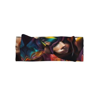 XZDZDX Jigsaw Puzzle Woman Infant Baby Headband Soft Polyester Knot Bow Headwraps for Newborns Stylish Elastic Warm