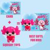 24Pcs Valentines Day Gifts with Cards for Kids, Animal Heart Squishy Toys for Party Favors, Galentines School Gift Exchange, Classroom Prizes, Bag Stuffers view 4