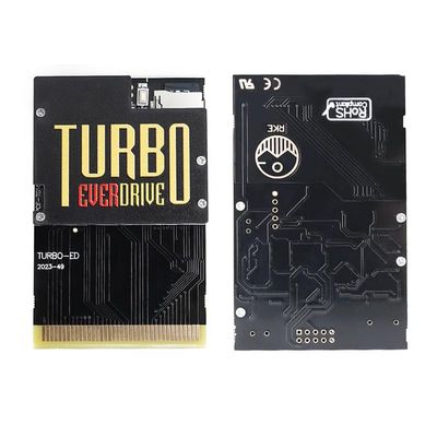 Tangxi 1000 in 1 Game Cartridge Card for PC Engine and TurboGrafx-16 Console, Black Gold Board Game Console Card with 8G Memory Card