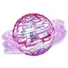 Yinhing Flying Ball Toy, USB Charging Intelligent Sensor Rotating Globe with Colorful LED Lights, for Kids and Adults (Purple Pink) view 4