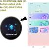 Personalized Anime Photo Pin: 1.8" IPS Touchscreen Digital Badge for Custom Videos & GIFs - Unique Christmas Gift for Fans, Backpacks, Jackets view 2
