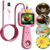 Borescope Camera with Light for Kids - STEM Science Educational Toy for 4-10 12Years Old, Educational Boys Girls Birthday Gift, Snake Scope Camera for Outdoor Camping Nature Exploration (Pink) view 1