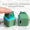 Frog Sound Button Accessory with LED Lights, Croaking Noise Maker, Portable Click Button for Office & Daily Use(Green Frog - 2pc) view 3