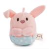 62925 Pibu Pink Polka Dot Rabbit Cuddly Toy, 5 cm, Soft Plush for Cuddling and Playing, for Children and Adults, Gift Idea view 2