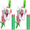 Nerf Elite 2.0 Jolly Dash Blaster, 2 Elite Darts, Pull to Prime, Winter Toy Foam Blaster for 8 Year Old Boys & Girls (Pack of 2) view 1