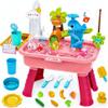 Dtadvlo Upgraded Toddler Sand Water Table Toy with Electric Water Pump, Kids Sand Water with Faucet/Play Food Accessories/Fishing Toy, Kitchen Play Sink Toys for Girl Boy Age 3+ view 1