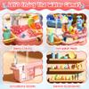 Dtadvlo Upgraded Toddler Sand Water Table Toy with Electric Water Pump, Kids Sand Water with Faucet/Play Food Accessories/Fishing Toy, Kitchen Play Sink Toys for Girl Boy Age 3+ view 2