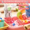 Dtadvlo Upgraded Toddler Sand Water Table Toy with Electric Water Pump, Kids Sand Water with Faucet/Play Food Accessories/Fishing Toy, Kitchen Play Sink Toys for Girl Boy Age 3+ view 3
