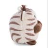 62922 Zebra Stripey 5cm Brown Soft Cuddly Plush Toy for Cuddling and Playing for Kids and Adults Gift Idea view 3
