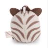 62922 Zebra Stripey 5cm Brown Soft Cuddly Plush Toy for Cuddling and Playing for Kids and Adults Gift Idea view 4