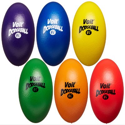 Casafoyer Voit Tuff 6 1/4" Dodgeball - Color My Class - (Pack of 2)
