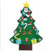 2PCS-Children DIY Felt Christmas Tree Wall Decoration, Christmas Gift, 37x28 Inch, Green Holiday Tree with 30+ Detachable Ornaments, Kids Room Decor, Educational Activity Set view 4