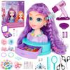 Kryonixty 4-in-1 Hair Styling Doll Head Pretend Makeup for Girls 3-10(9In) view 1