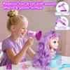 Kryonixty 4-in-1 Hair Styling Doll Head Pretend Makeup for Girls 3-10(9In) view 4