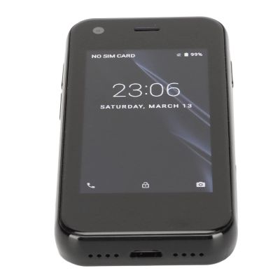 LICAEVEY XS11 Mini Smartphone, 2.5 Inch Small Phone 1GB RAM 8GB ROM Quad Core 3G Unlocked, with Dual SIM Card Slot and HD Camera, for Kids and Students (Black)