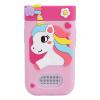 Oreilet Kids Smart Phone Toy, 2.8 Inch Touch Screen 1080P with 180 Flip Camera, Music Video Player Educational Games for Toddlers Children (Light Pink) view 3