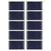 10pcs Small Solar Cell, DIY Solar Panel Module, Weather Mini Solar Cells for Science Projects, Toy Light with 0.15W 5V Output, No Power Storage Function view 1