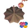 3D Printed Expanded Sensory Fidget Star - 3D Expanded Sensory Fidget Star with Handle, Colorful Whirling Spiral Design, for Relieving Stress, Irritability and Relaxation (Brown, S-13rings) view 1